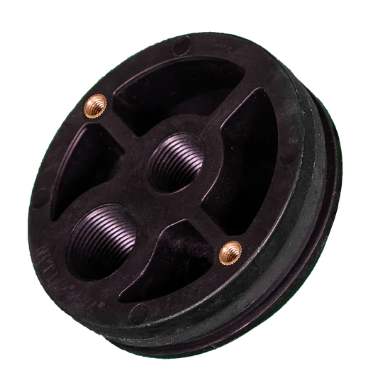 AXEON 4" ABS End Plug – 1/2” P × 3/4” C FNPT