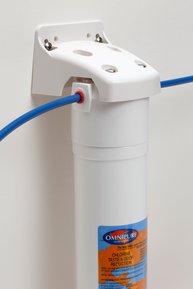 Omnipure 10" x 2.5" Q-Series 1 Micron Carbon Block for lead reduction with phosphate