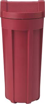 Pentair 10" High Temp Filter Housing Red 3/4" Port Without Pressure Relief