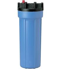 Pentair 10" Blue Black Filter Housing 3/4" Port With Pressure Relief Mount Cap