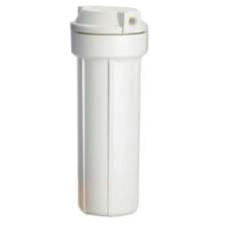 Pentair 10" Slim Line Housing 1/4" Port White Flat Cap Without Pressure Relief