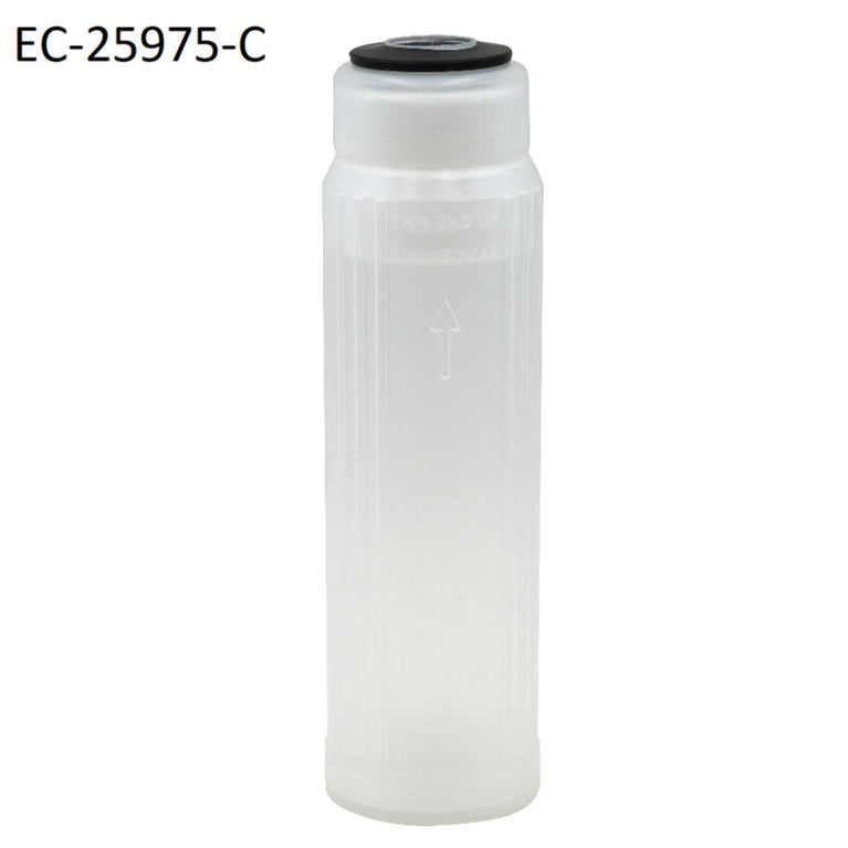 Pentair 2" x 10" Inline Empty Cartridge Clear
