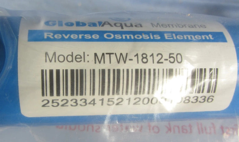 Global Aqua 1812  2" Reverse Osmosis Membrane