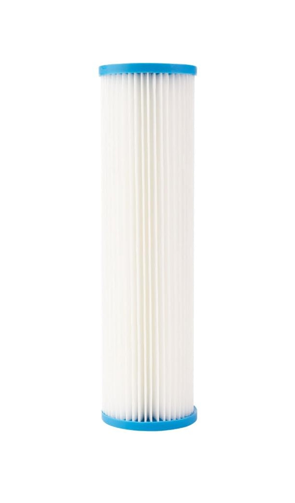 Unicel 2 3/4" x 9 3/4" Pleated Polyester 4 Sq. Ft 5 Micron Filter Cartridge
