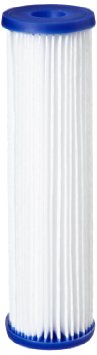 Unicel 2 3/4" x 9 3/4" Pleated Polypropylene 6 Sq. Ft 10 Micron Filter Cartridge